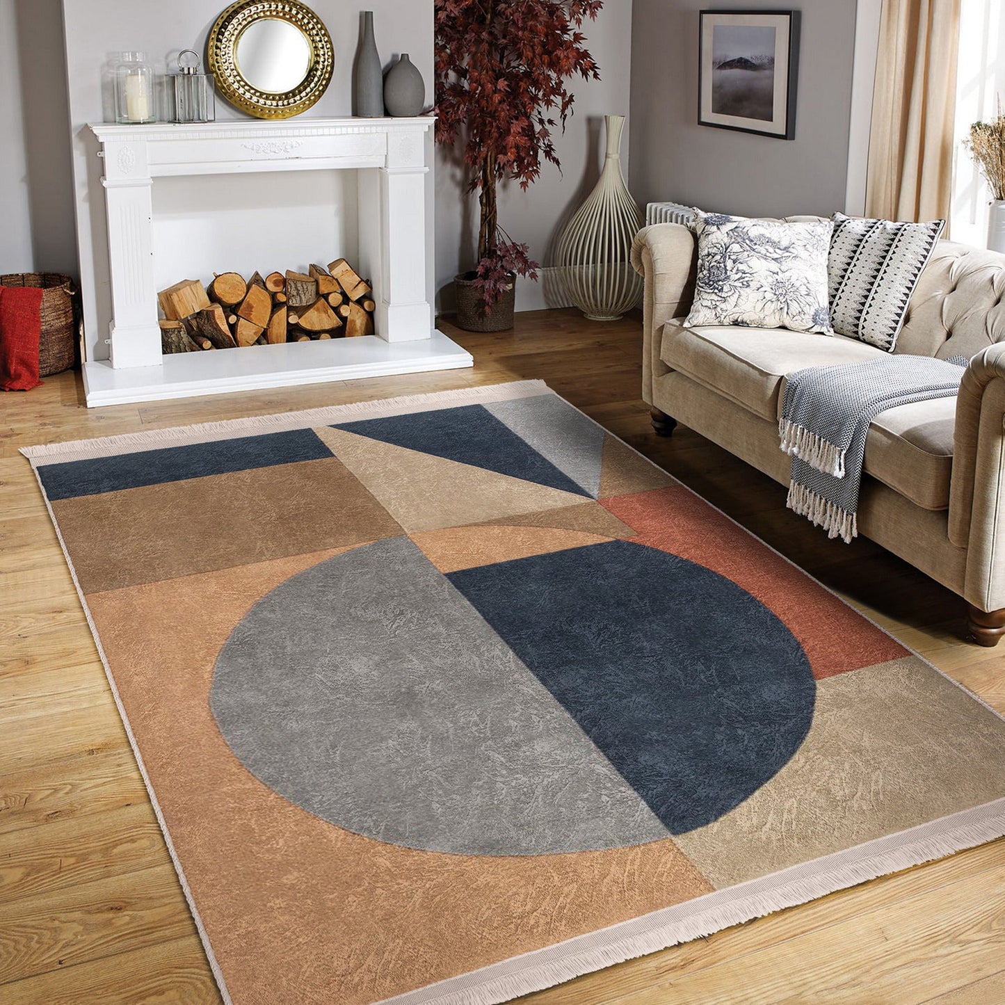 Boho Geometric Rug